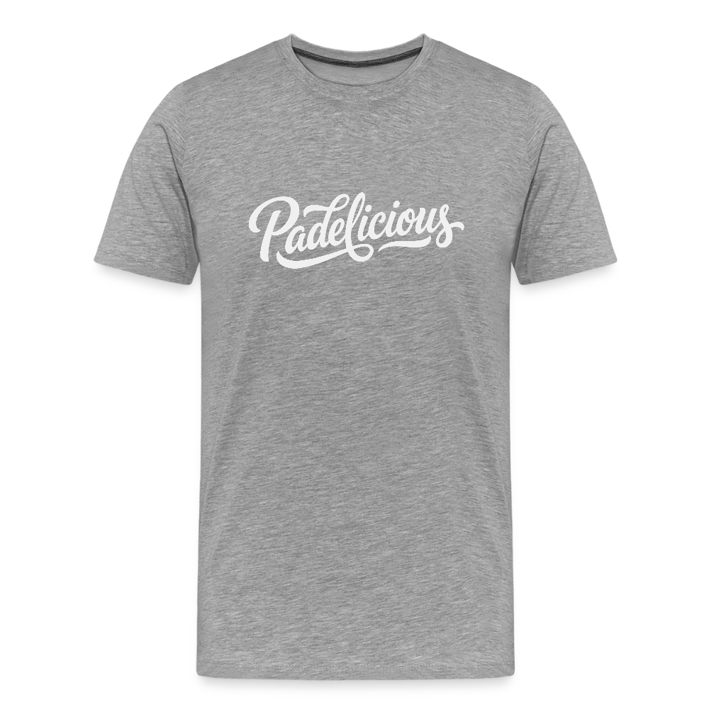 Männer Premium T-Shirt Padelicious - Grau meliert