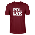 Unisex T-Shirt PDL LVR - Burgunderrot