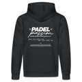 Bio-Hoodie Padel Passion - Dunkelgrau meliert