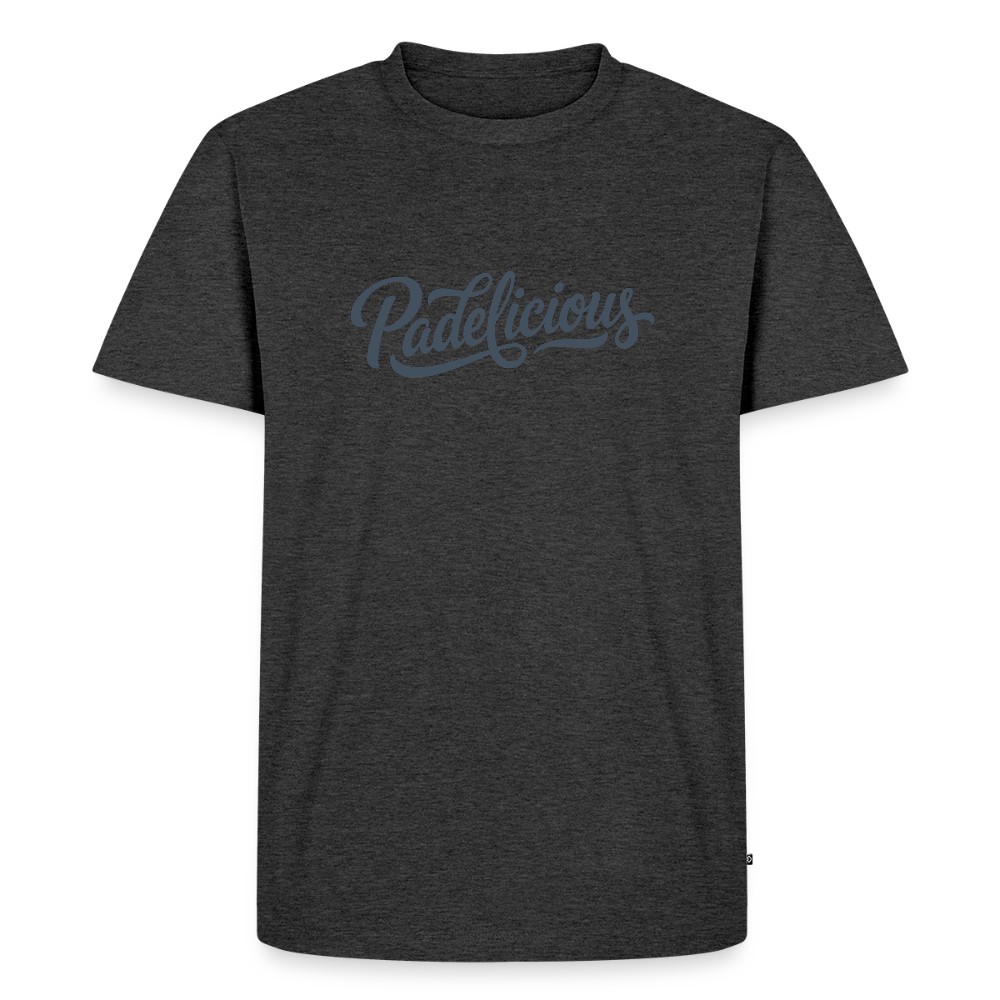 Männer Premium T-Shirt Padelicious - Anthrazit meliert
