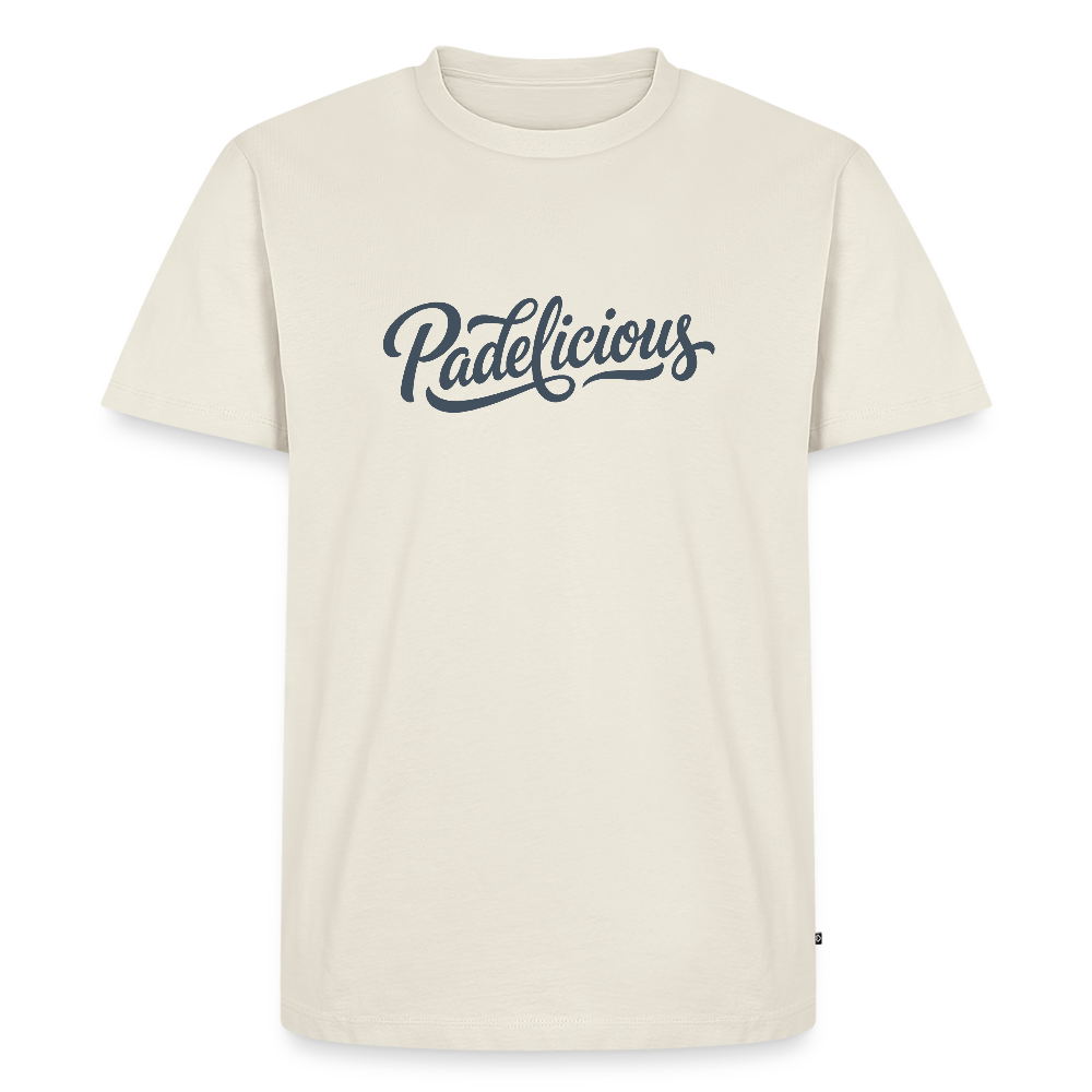 Männer Premium T-Shirt Padelicious - Naturweiß