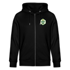 Unisex Bio-Kapuzenjacke PADEL LOVER - Schwarz