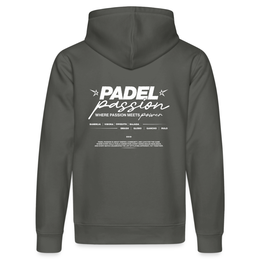Bio-Hoodie Padel Passion - Anthrazit